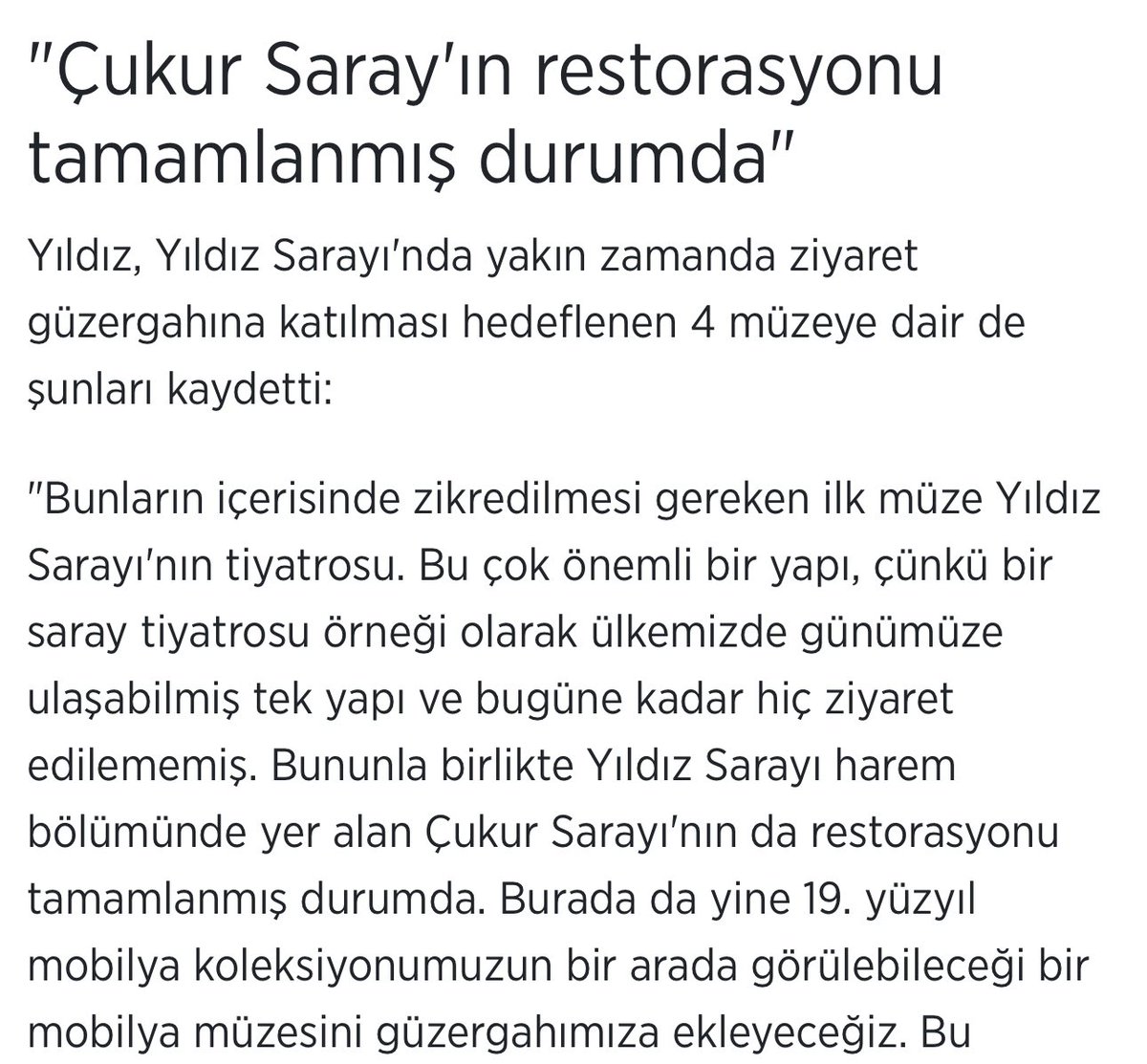 nocontextytu10's tweet image. 1937 yılında Atatürk’ün Yıldız Teknik Üniversitesi’ne eğitim amacıyla verdiği, Yıldız Sarayındaki Bekar Sultanlar Sarayı (Çukursaray) resmen Yıldız Teknik Üniversitesi’nin elinden alınarak müzeye çevrildi.
CB Erdoğan 2013 yılında “onların oradan çıkmasını istiyoruz” demişti.