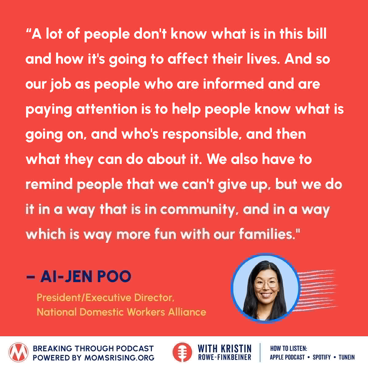 MomsRising's tweet image. We discuss the upcoming Families First activations across the nation on July 26th to speak out against the Big Bad Betrayal Bill and all the harm coming out of Washington as a powerful way for communities to unite and resist w/ @domesticworkers, @caringacrossgen.
Check it out at…