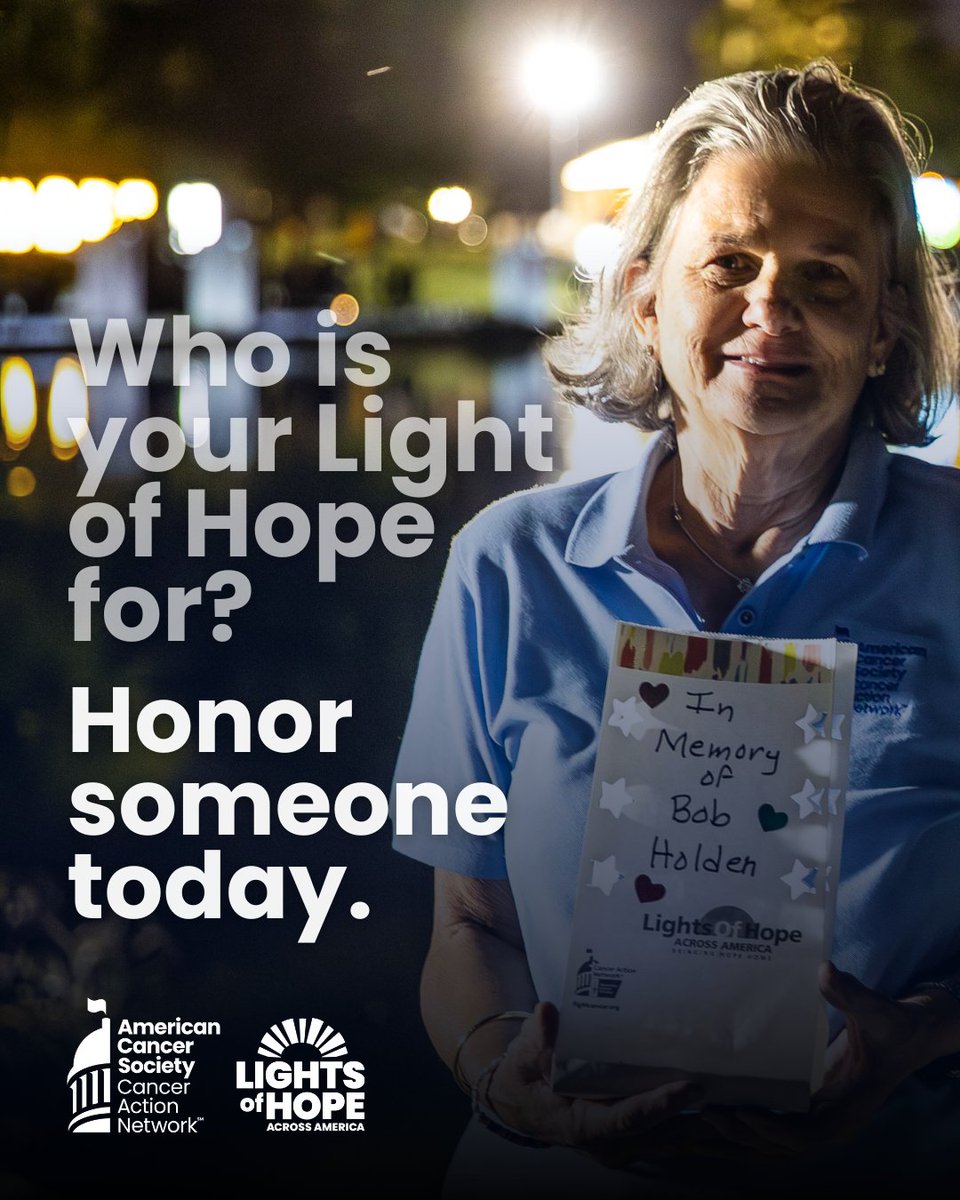 KansasACSCAN's tweet image. In September, our Kansas @ACSCAN leadership volunteers will be traveling to D.C. and participating in the annual Hope Walk. Honor your loved ones who have been impacted by cancer with #LightsofHope to be displayed at the Hope Walk. Donate today.
acscan.donordrive.com/participant/36…