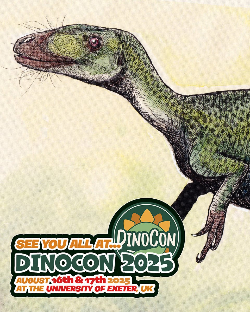 cmkosemen's tweet image. I will be at @DinoConUK, selling a HUGE selection of palaeoart watercolours alongside many never-before-seen impressionist palaeoart works, sketches, prints, as well as a ORIGINAL #alltomorrows art from the early ‘00s. Meet me in Exeter between AUG.16-17, 2025 to see them all!