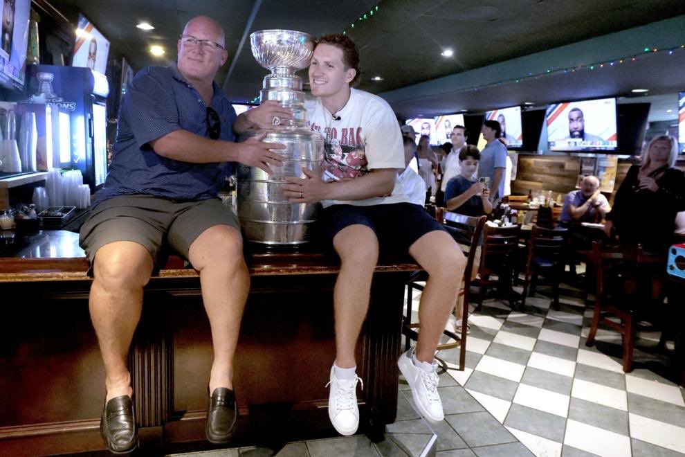 MDeFranks's tweet image. From @LaurieSkrivan, photos from Matthew Tkachuk’s day in St. Louis with the Stanley Cup. Full gallery is here: stltoday.com/news/multimedi…
