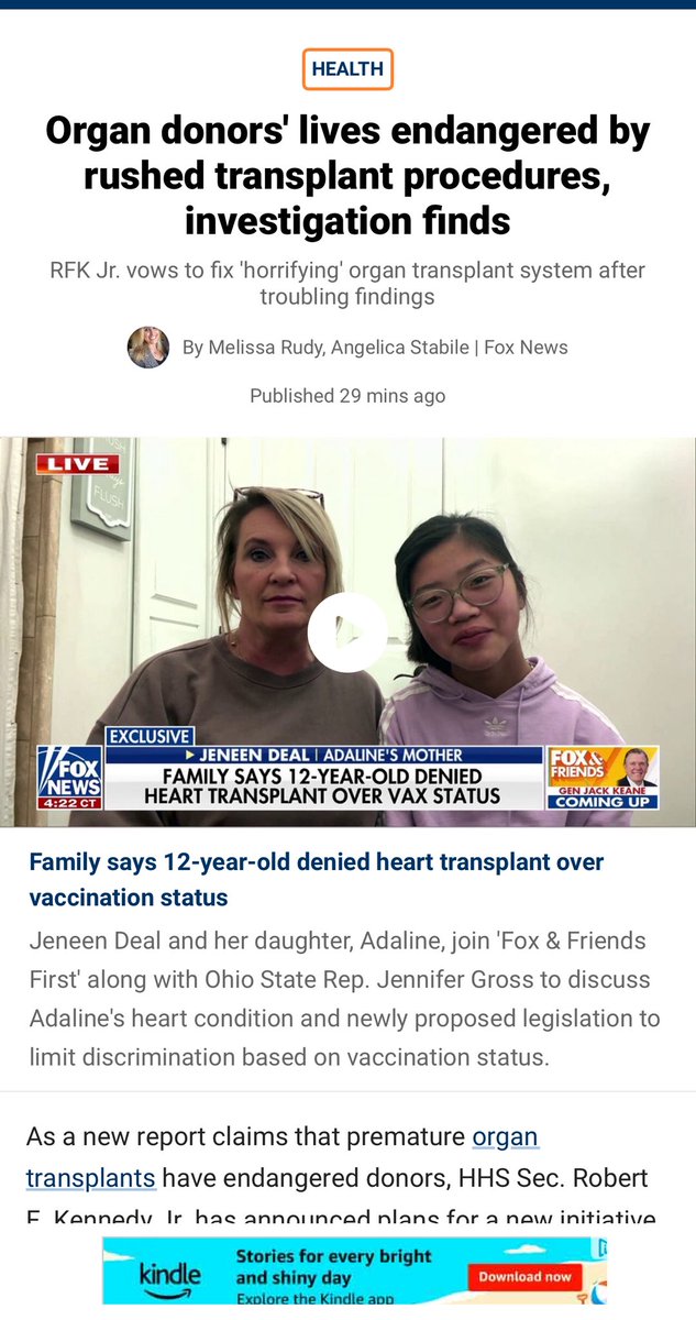 carolmswain's tweet image. My post is about organ donations.
How many of you are surprised by this? I have had experiences with two brothers where doctors pressured the family to donate their organs or turn off ventilators.
One is still alive more than 30-years later. The other died, but we chose not to…