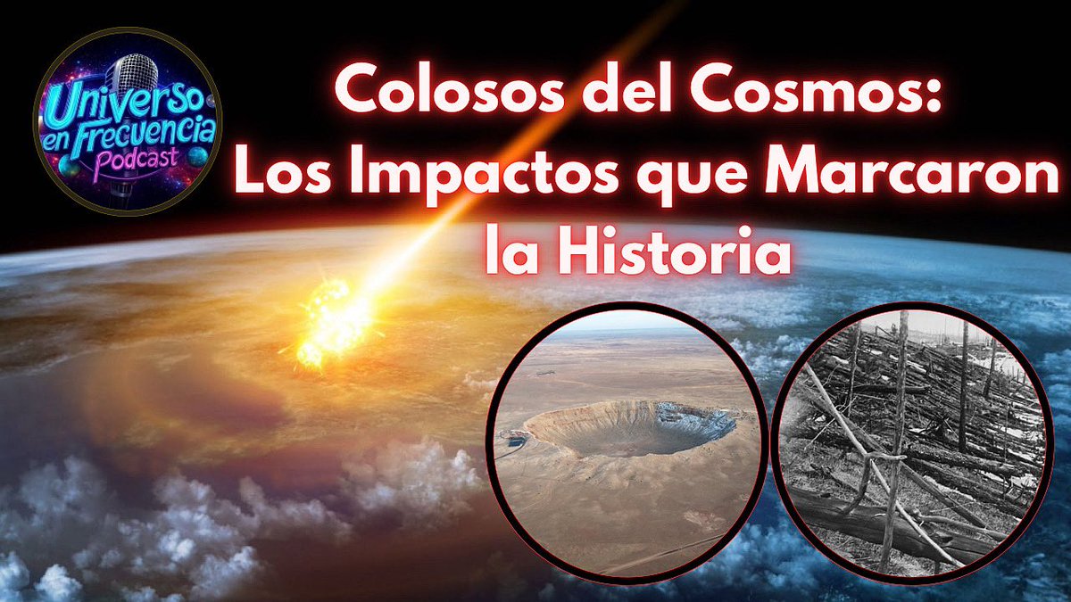 nelsonastrofoto's tweet image. Nuevo episodio de @univfrecuenpod
Los meteoros han cambiado la historia de la Tierra… literalmente.
💥 Desde el que acabó con los dinosaurios hasta otros impactos que dejaron cicatrices visibles.
🎧 youtu.be/EDAwjtQJuEI?si…
Presentado por @SkySafariAstro, la mejor app.