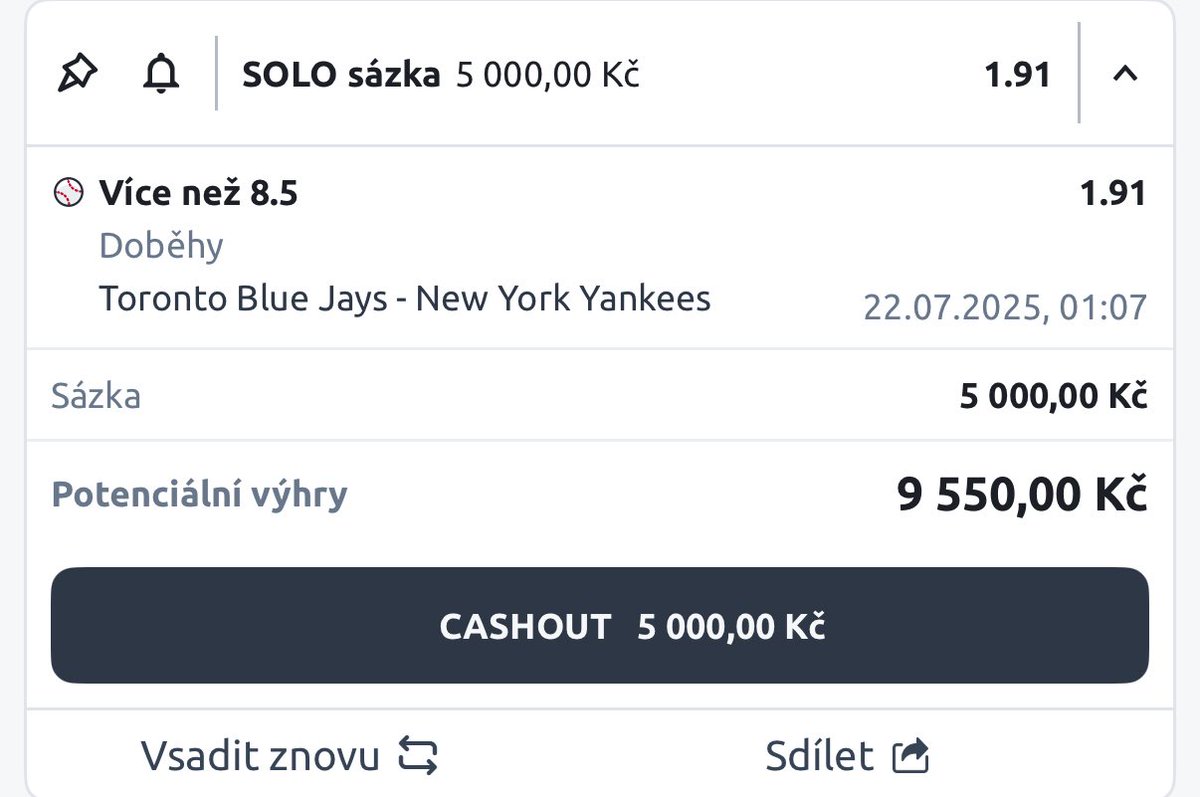 Blue Jays over 8.5 lets ride! 💪🏻⚾️