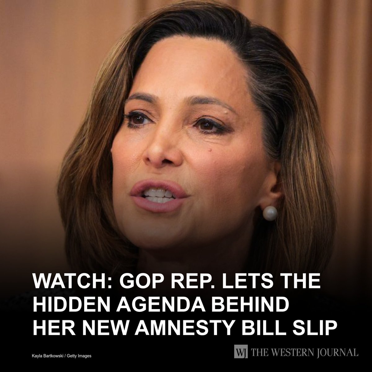 WesternJournalX's tweet image. GOP Rep. Maria Salazar of Florida said during an interview on Sunday that her new immigration bill will pave the way for illegal aliens to become U.S. citizens. Salazar's bill, "The Dignity Act," seems to be a loophole for amnesty and kicks the can down… w-j.co/s/fd1e6