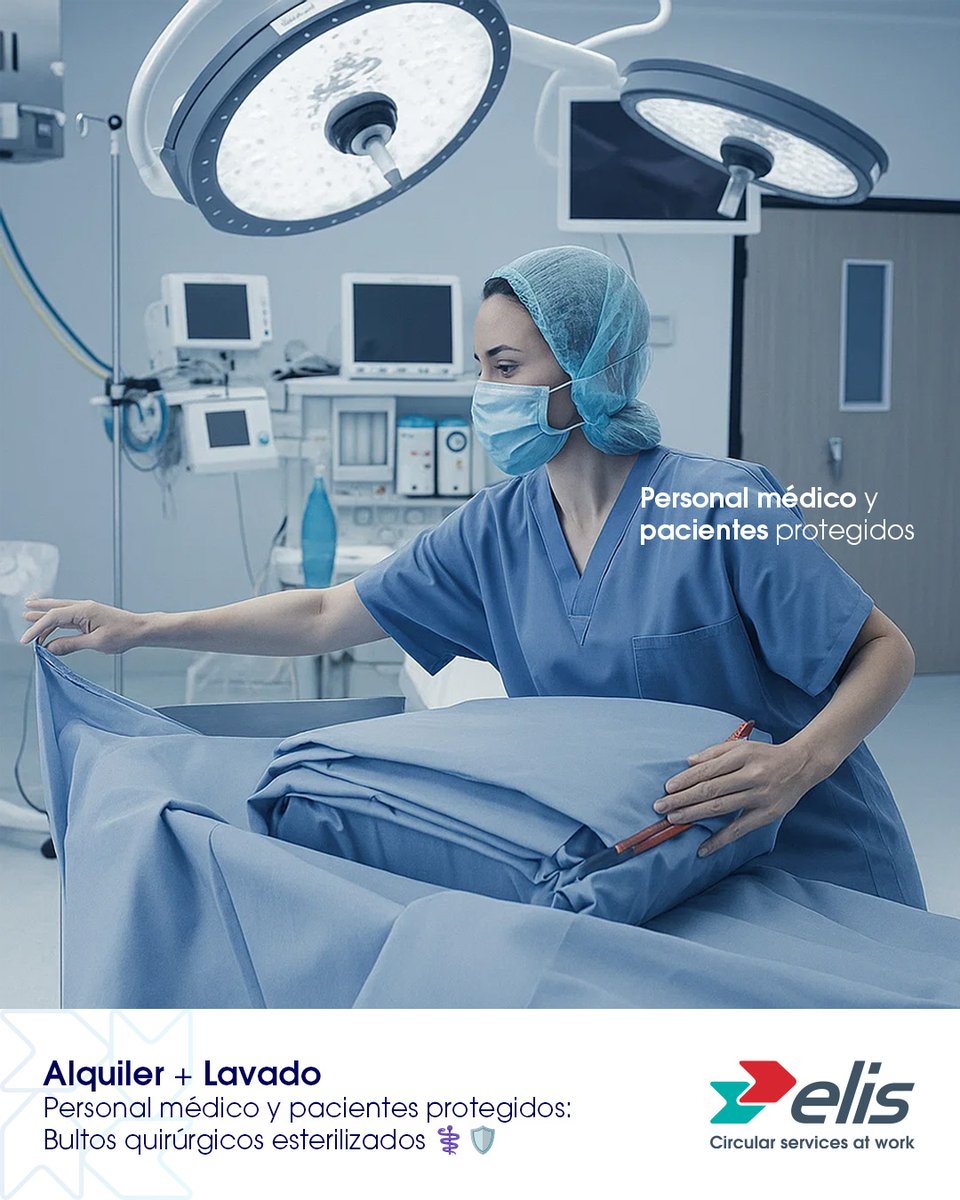 ¡Seguridad en quirófano! ⚕️🛡️ Elis México: bultos quirúrgicos, estériles y de alta calidad para proteger a tus pacientes y optimizar recursos. ✅♻️ #ElisMexico #QuirofanoSeguro