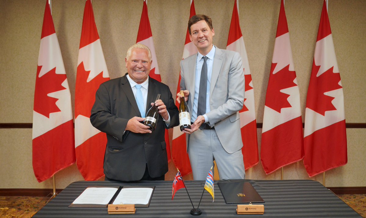 fordnation's tweet image. While at the Council of Federation, I joined my fellow premiers from BC, Yukon, Northwest Territories and Nunavut to sign two more agreements that will boost internal trade, improve labour mobility and protect Canadian jobs. We're cutting red tape, growing our economy and…