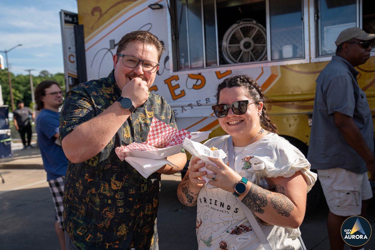 CityofAuroraIL's tweet image. Aurora, we had one of the BEST food truck fests to date on Friday! 😁
Thank you to everyone who showed up to support these food vendors and an even bigger thank you to City staff who worked so hard to create such an awesome night for our community. ❤️
Until Fall's Food Truck…