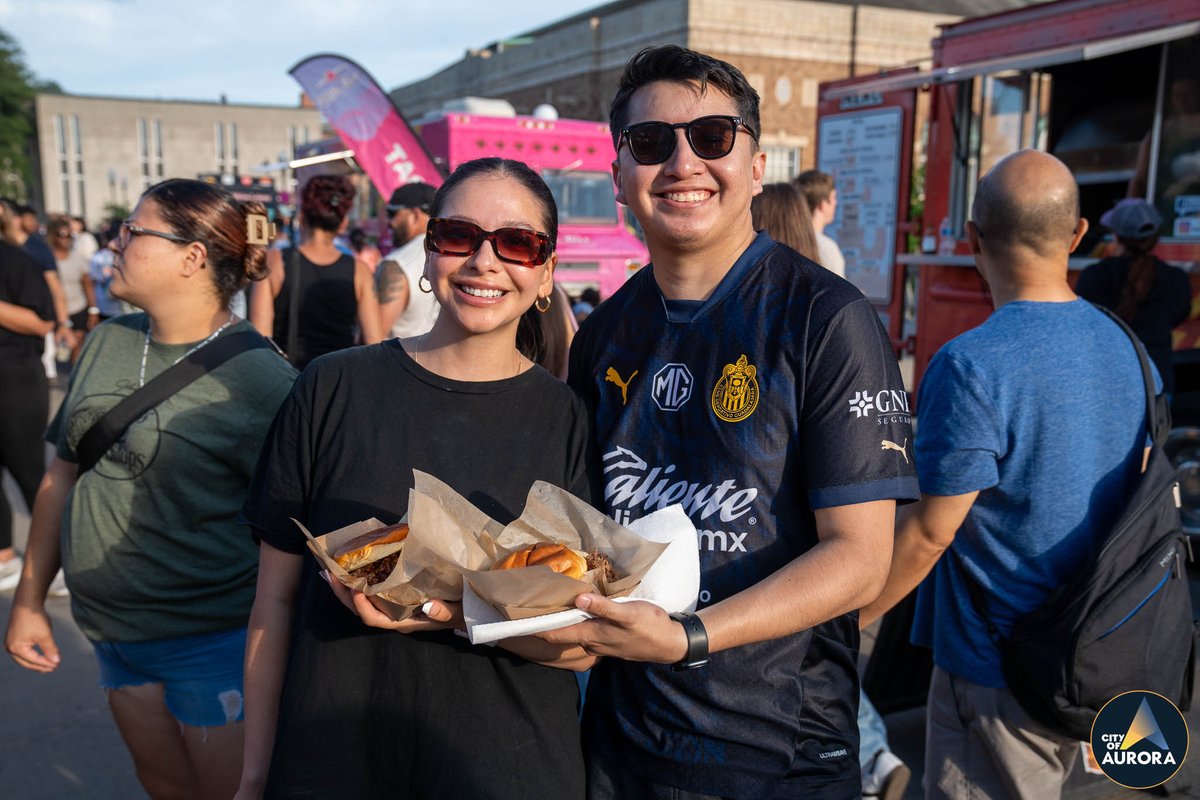 CityofAuroraIL's tweet image. Aurora, we had one of the BEST food truck fests to date on Friday! 😁
Thank you to everyone who showed up to support these food vendors and an even bigger thank you to City staff who worked so hard to create such an awesome night for our community. ❤️
Until Fall's Food Truck…