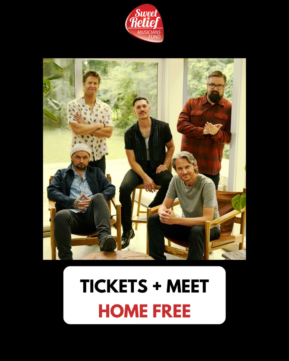 HomeFreeGuys's tweet image. We’ve partnered with Sweet Relief Musicians Fund to help raise money for Music’s Mental Health Fund! This fund provides mental health resources, including no-cost therapy, to musicians and music industry workers that need it. Bid now for your chance to win tickets, meet & greets,…