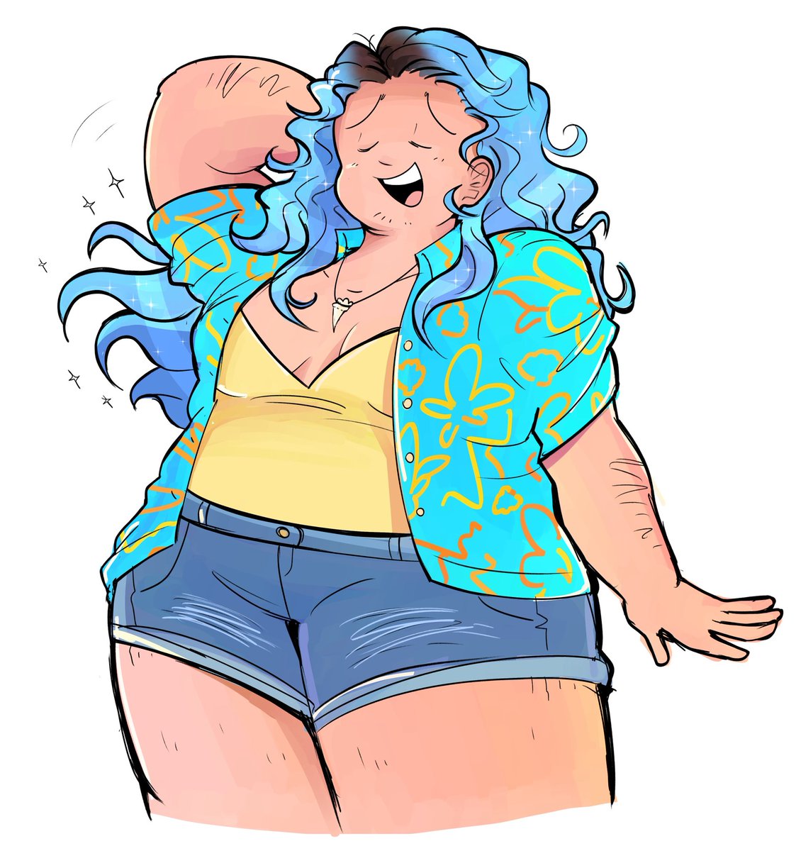 scrimmbo's tweet image. shes blue like the ocean where the crabs live #lightbulbii #inanimateinsanity #iigijinka