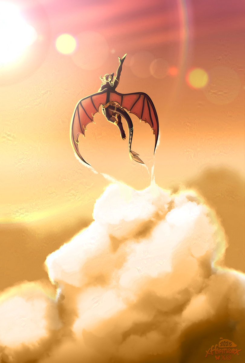 Scorexia loves golden sunsets.

#Worldofwarcraft #Warcraftart