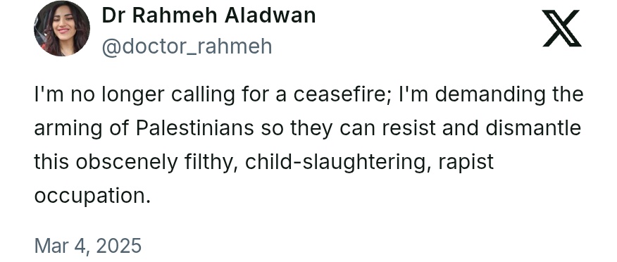 Dr Rahmeh Aladwan tweet media