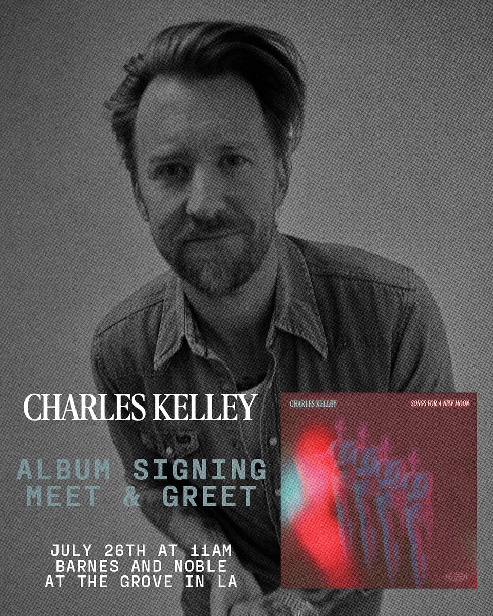 Charles Kelley (@charleskelleyla) on Twitter photo LA! I'll be at Barnes and Noble at <a href="/TheGroveLA/">The Grove LA</a> this Saturday, 7/26 at 11am signing albums and meeting some of y'all. Will I be seeing you there? Grab tickets! shorturl.at/HY3g5 LA! I'll be at Barnes and Noble at <a href="/TheGroveLA/">The Grove LA</a> this Saturday, 7/26 at 11am signing albums and meeting some of y'all. Will I be seeing you there? Grab tickets! shorturl.at/HY3g5