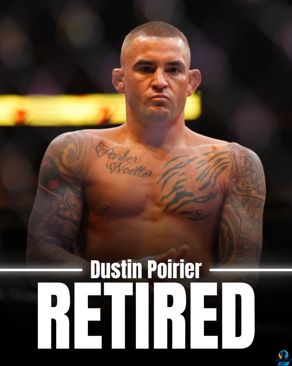 LeagueBetApp's tweet image. Dustin Poirier has retired from the UFC following his unanimous decision loss to Max Holloway at UFC 318. Poirier expressed gratitude for his career and the opportunities it provided.