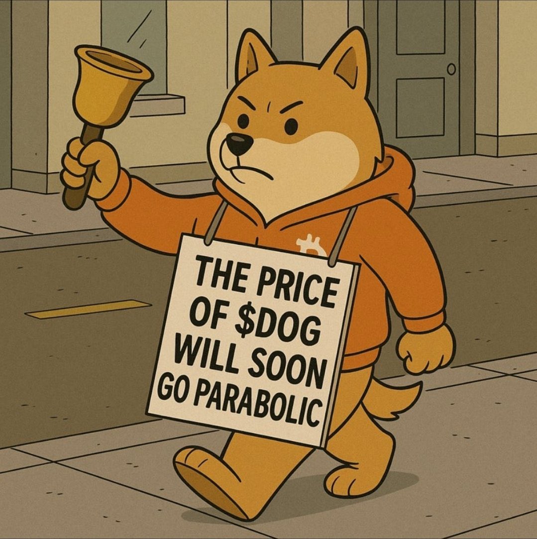 AdamBnft's tweet image. $DOG feels different from the rest - it’s not just another memecoin, it’s a movement on Bitcoin. The $DOG army is growing stronger by the day, and you can feel the momentum building. The next leg up is coming, and it’s shaping up to be big.
Are you ready?