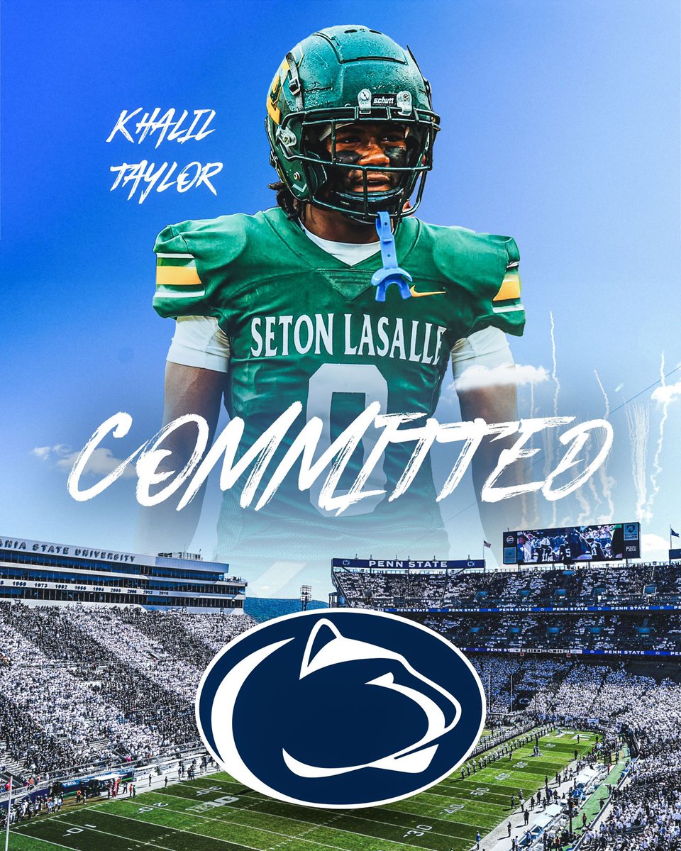 psuprospects's tweet image. Man I already know that @KhalilTaylor08 is boutta go off this season this kid is as hard worker as they come and it’s brought up a lot but is still crazy 9 minute highlight real of pure touchdowns. Oh yeah and another thing he’s LTFI man this 2027 class has me fired up today!!!!
