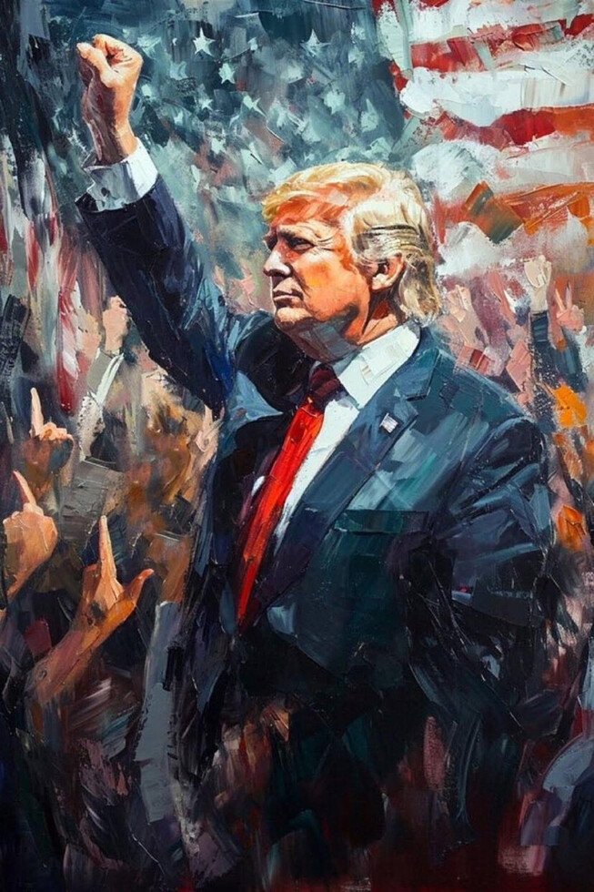 <a href="/KariLake/">Kari Lake</a> <a href="/POTUS/">President Donald J. Trump</a> Drop emoji for President Trump ✊❤️