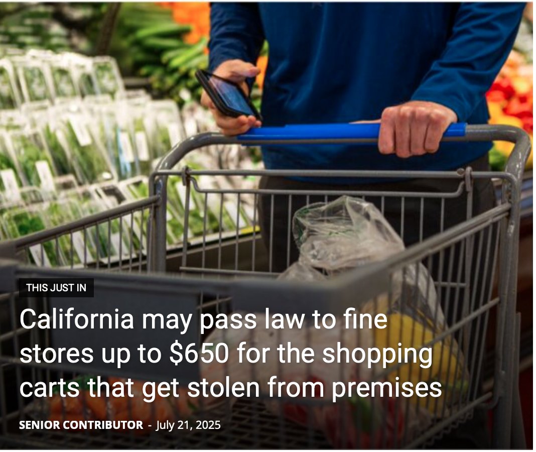 MustReadAlaska's tweet image. At least Anchorage is just providing "free" rides to the grocery stores for some, charging taxpayers for those rides, but not fining the stores for having their carts stolen. mustreadalaska.com/california-may…