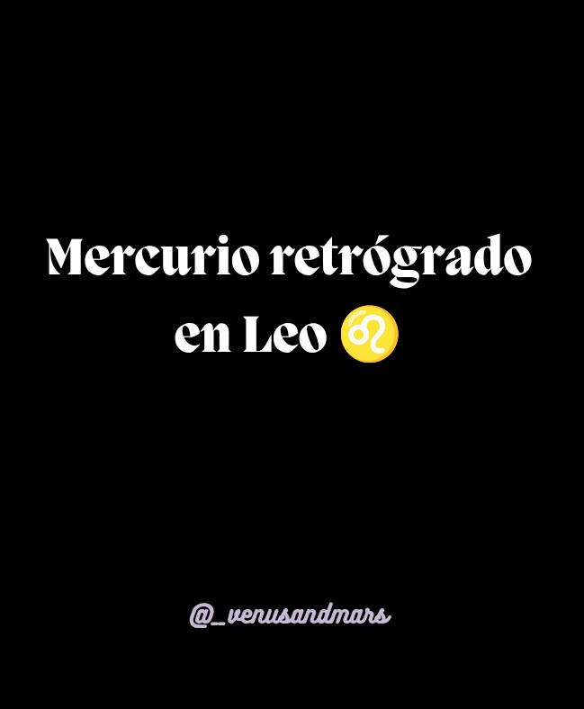 _venusandmars's tweet image. Les debo hablarles de qué trae específicamente este Mercurio retrogrado y acá está la data completa: mucho de hacerse un drama por todo y extrañar a los que ya no están.
La data completa, acá 👇🏻
instagram.com/p/DMYsgETOjxI/…