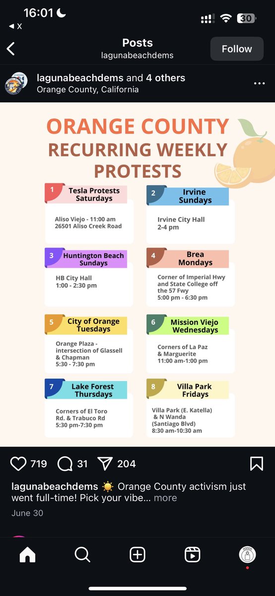 Imagine being mad at so many things that you need daily protest options