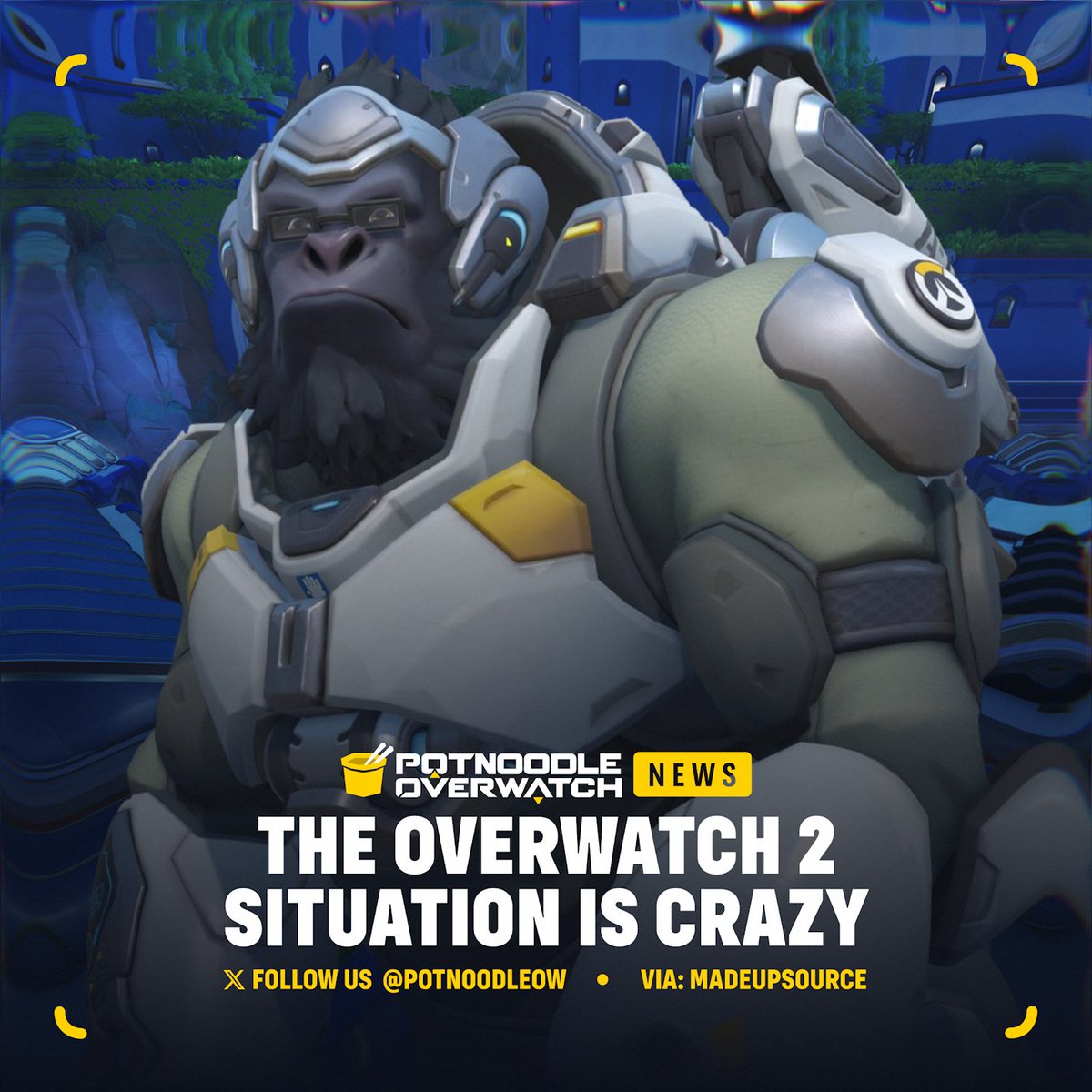 PotNoodleOW's tweet image. The Overwatch 2 Situation is CRAZY!