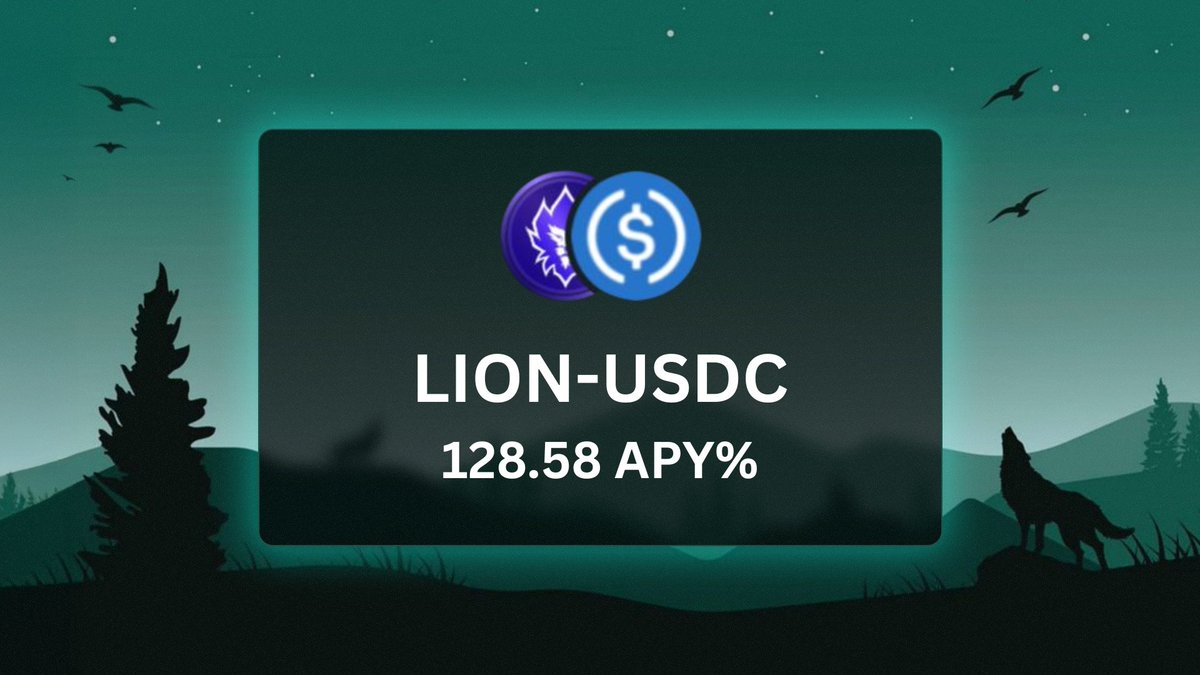 compoundrdotapp's tweet image. Vault of the day:

$LION - $USDC 🦁

APY: 129.58% 👀

TVL: $80,025+ 💵

ENDS: 9th September 🗓️

Farm smarter on CompoundR 🧑‍🌾
