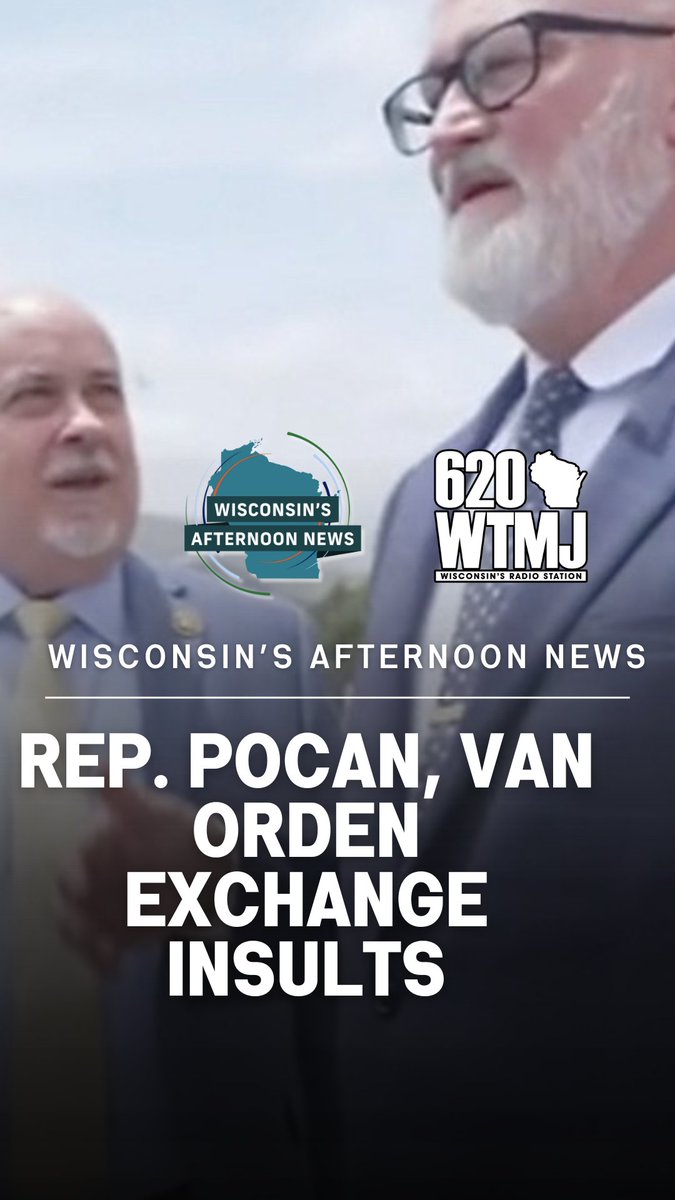 620wtmj's tweet image. BEEF: Rep. Pocan vs Rep. Van Orden? 👀
"This is embarrassing. This isn't good for anyone..."
@JuliaFello & @JohnMercure broke down the latest feud caught on camera between Rep. Derrick Van Orden, and Rep. Mark Pocan.
Podcast Pres. By @davedroegkamp: wtmj.com/wisconsins-aft…