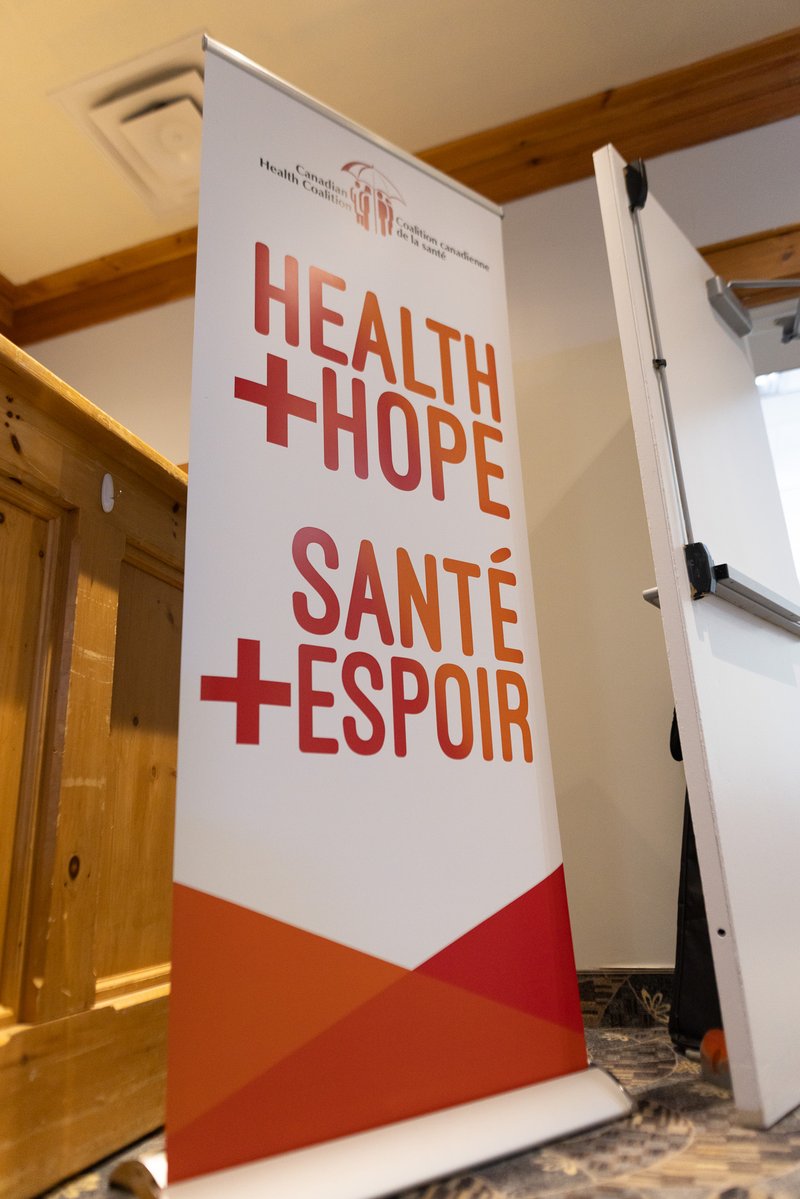 NUPGE's tweet image. We were proud to stand alongside allies from across Canada at the @OntarioHealthC Health Coalition's Shadow Summit in Huntsville, where we talked about privatization, Pharmacare, improving care standards, and protecting healthcare as a human right for everyone.