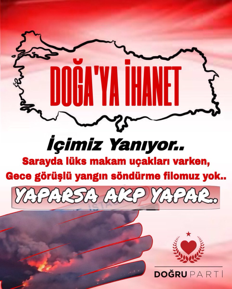 #ÇobanAteşiHareketi 
#DoğruParti #Sakarya #Bilecik #OrmanYangını
#TürkMilleti #İhanet #İçimizYanıyor