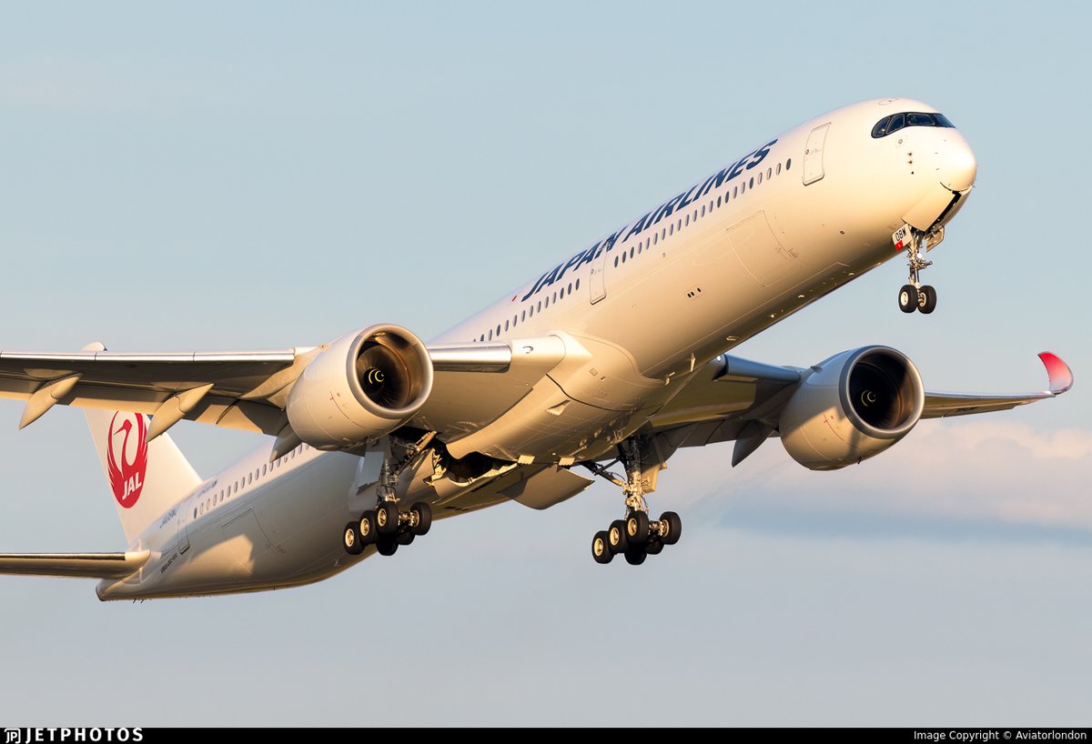 JetPhotos's tweet image. A Japan Ailrines A350 departing London. jetphotos.com/photo/11766032 © Aviatorlondon