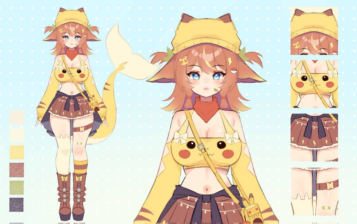 xbloomii's tweet image. ๐๐ธ Need to rehome some designs! Would really appreciate any interest or shares ๐ฅบ๐
1. $50 + fullbody model sketch (chibi demon)
2. $40 (paid $70, willing to lower) (space cat)
3. $30 (sleepy kitty)
4. $50 (paid $75, willing to lower) (Pikachu girlie)
DM if interested