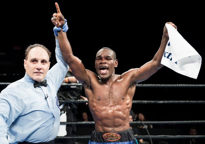 DonovanKasp's tweet image. Happy 43rd Birthday to former World Title Challenger Edner Cherry. Had some entertaining fights and late stoppage wins. In my opinion he should’ve been crowned a world champion in his split decision lost to Jose Pedraza. 🇧🇸🥊