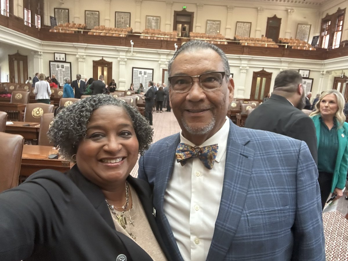 BowersForTexas's tweet image. I walked onto the House floor ready to fight for you and who did I see…State Rep. Joe Deshotel, the icon, the legend himself, my first Deskmate! Your encouraging words mean more than you know, especially now. Because of you we are prepared to fight like never before! #txlege