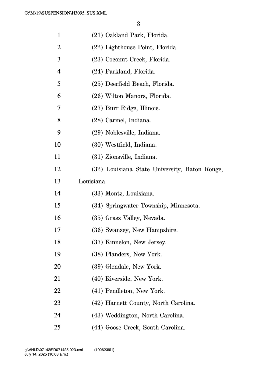 AnthonyAdragna's tweet image. House is about to vote on creating a whole bunch of new zip codes.
docs.house.gov/billsthisweek/…