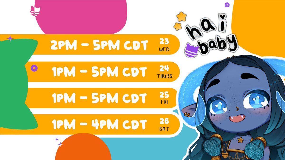 hailiiz's tweet image. Weekly Art Streams | Come hangout this week while I work on artwork + chat!
✨ twitch.tv/hailiiz