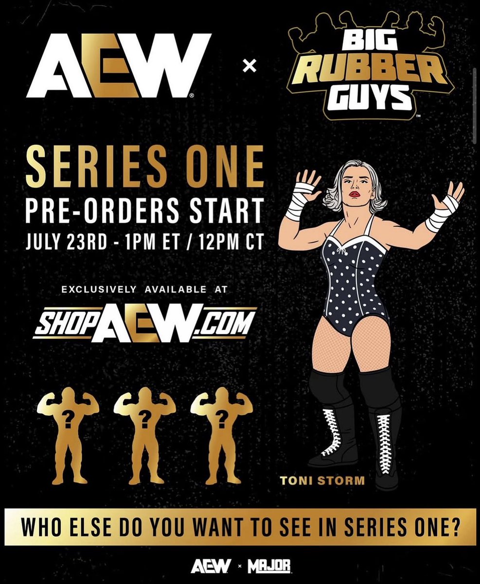 PWTees's tweet image. Who is ready!? This Wednesday, Series One drops at @ShopAEW.