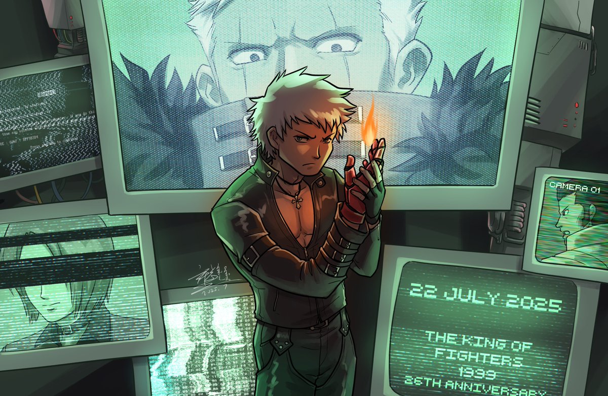 tanzong830's tweet image. i know i'm kinda out of the kof fandom atm, but hey it's the anniversary of kof 99 on 22 july