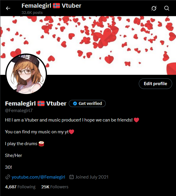 Femalegirl7's tweet image. I got the screenshot of me hitting 25k!
Since it's past midnight it's actually my birthday as well!
I'll see if I can put together some way to celebrate this week!
(Maybe a livestream?)