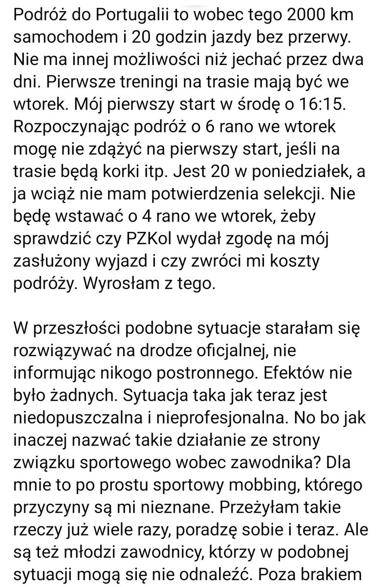 m_turski's tweet image. Porażająca historia z PZKol. Paula Gorycka, po zdobyciu mistrzostwa Polski w cross country, o selekcji na ME. Sposób komunikacji wygląda na komiczny.
Panie @SlawomirNitras, może warto takie patologie ruszyć, niekoniecznie te z pierwszych stron i medialne. Tu się zabija sport.