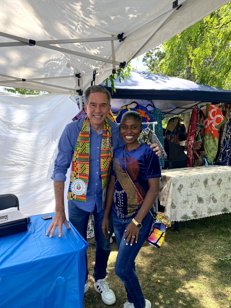 TimLouisKitCon's tweet image. I was thrilled to join AfroFest 2025 in Waterloo Region again this year. It's a joyful celebration of African culture, music, and community that I always look forward to.
Thank you to the African Women’s Alliance and everyone involved for making it happen!