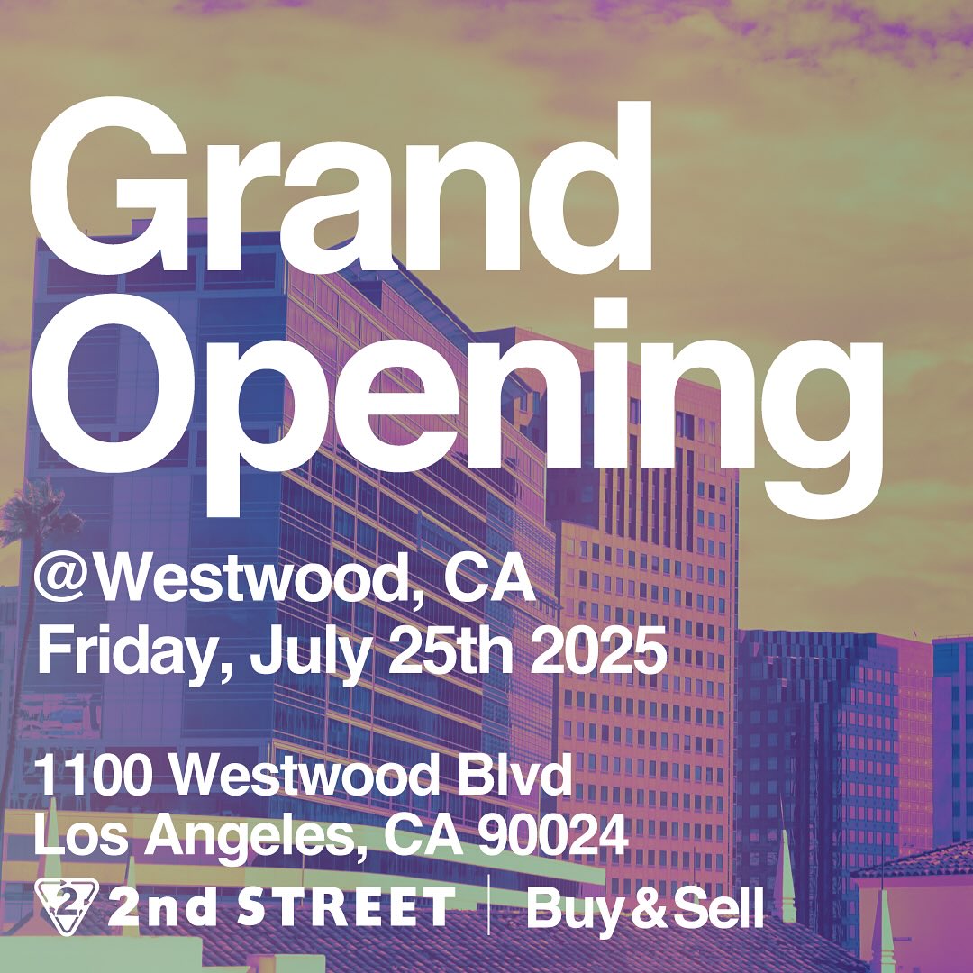 2nd STREET USA #WestwoodVillage Grand Opening celebration this Friday, July 25th!

📍 1100 Westwood Blvd, Los Angeles, CA 90024
🕒 Store Hours: 11 AM – 8 PM
 mailchi.mp/thewestwoodvil…