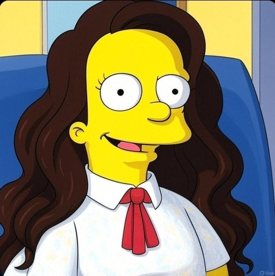 youbig_dummy's tweet image. I had Grok draw me as a Simpsons character. What do you think?