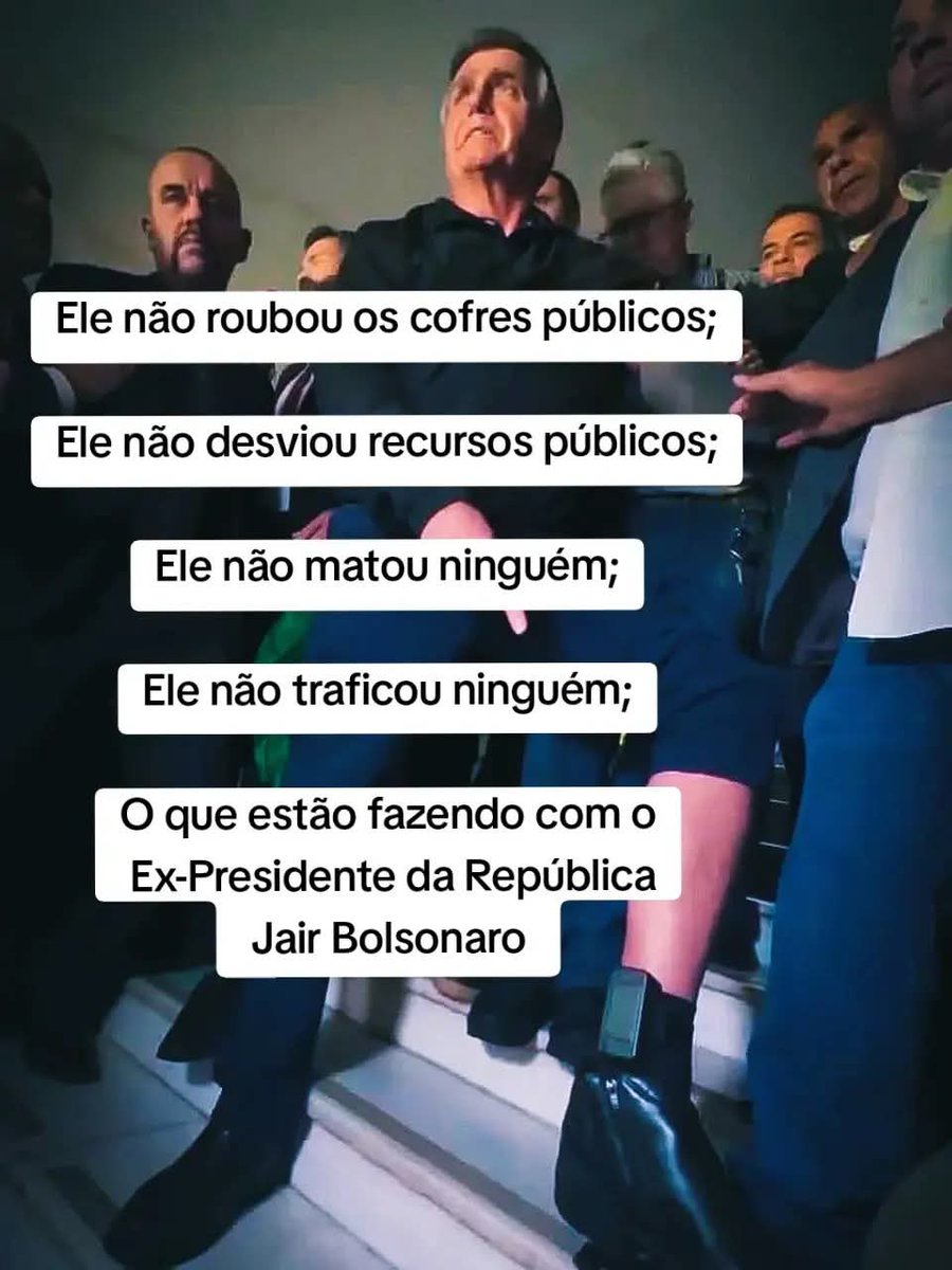 MUITO TRISTE O QUE ESTÁ ACONTECENDO COM O NOSSO EX-PRESIDENTE BOLSONARO 🇧🇷🇧🇷