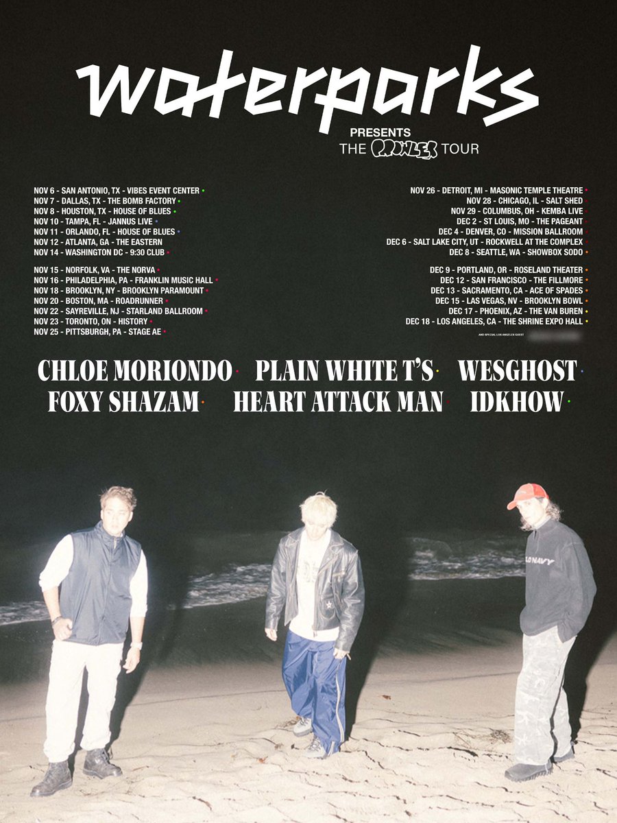 awsten's tweet image. IMAGINE A WATERPARKS TOUR
OKAY NOW IMAGINE IT WITH THE FUCKING DOPEST LINEUP
NOW IMAGINE WE’RE COMING WAY CLOSER TO U THAN U ARE TO US
IMAGINE THE PRE-SALE CODE WAS GWENSTEFANI
WHY WOULD THEY MAKE THAT THE PW
LMK IF U WANT VIP CODE
EARLY ACCESS NOW: waterparksband.com/tour