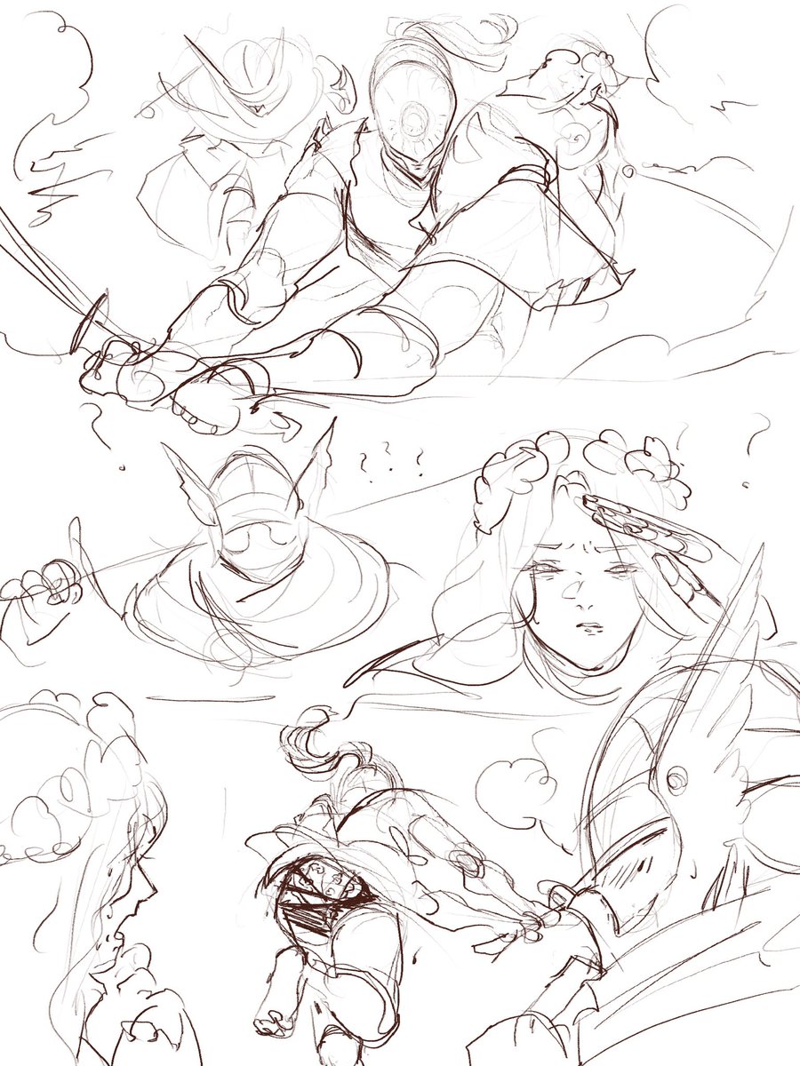 AngelicCarousel's tweet image. I couldnโt stop thinking about this idea so I had to sketch it๐. Idk I might render it this someday๐
(Also I think itโs so cute and funny how Executor bends down to sprint๐)