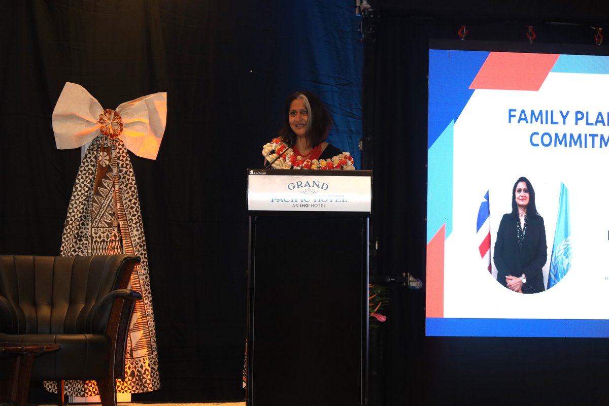 UNFPAPacific's tweet image. At the launch of Fiji’s first National Family Planning Policy and FP2030 Commitment, Ms. Bidisha Pillai @UNFPAPacificRep, UNFPA Pacific Director, praised the Government of Fiji’s leadership and reaffirmed UNFPA’s commitment to advancing SRHR across the Pacific.
#Fp2030