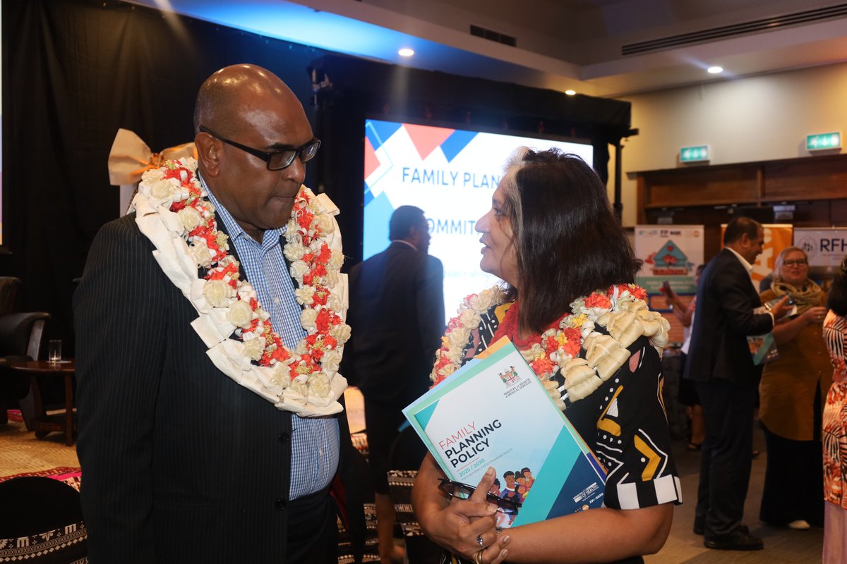 UNFPAPacific's tweet image. At the launch of Fiji’s first National Family Planning Policy and FP2030 Commitment, Ms. Bidisha Pillai @UNFPAPacificRep, UNFPA Pacific Director, praised the Government of Fiji’s leadership and reaffirmed UNFPA’s commitment to advancing SRHR across the Pacific.
#Fp2030