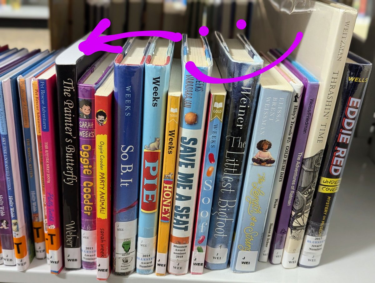 RWeberWrites's tweet image. Is there anything as wonderful for an author as finding your debut on the library's shelf? ๐ I think not. ๐ฅน
#WritingCommunity #writers #authors #debut #kidlit #library #gratitude