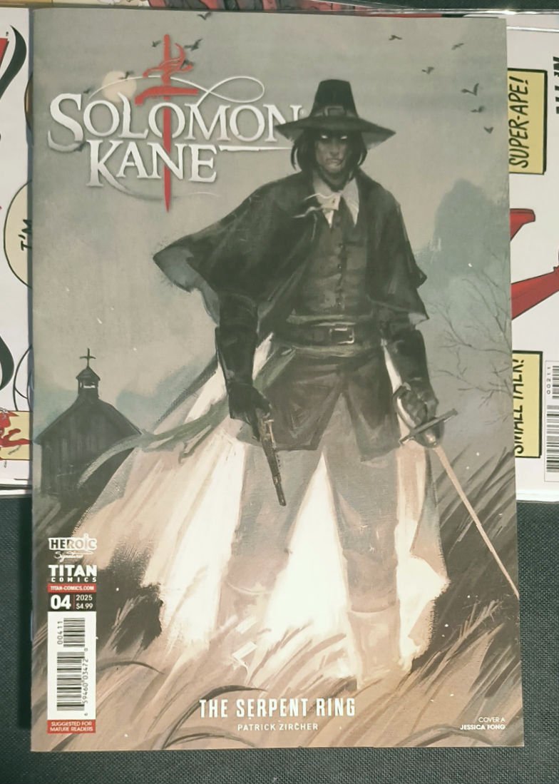 ChucktownDoodle's tweet image. I loved Solomon Kane: The Serpent Ring. Jaw-dropping art, gripping story, intense action, great characters. Thank you @PatrickZircher and @ComicsTitan . I want more, please.